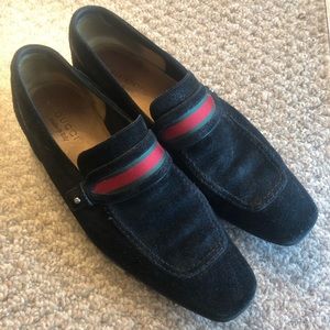 Suede Gucci Moccasins